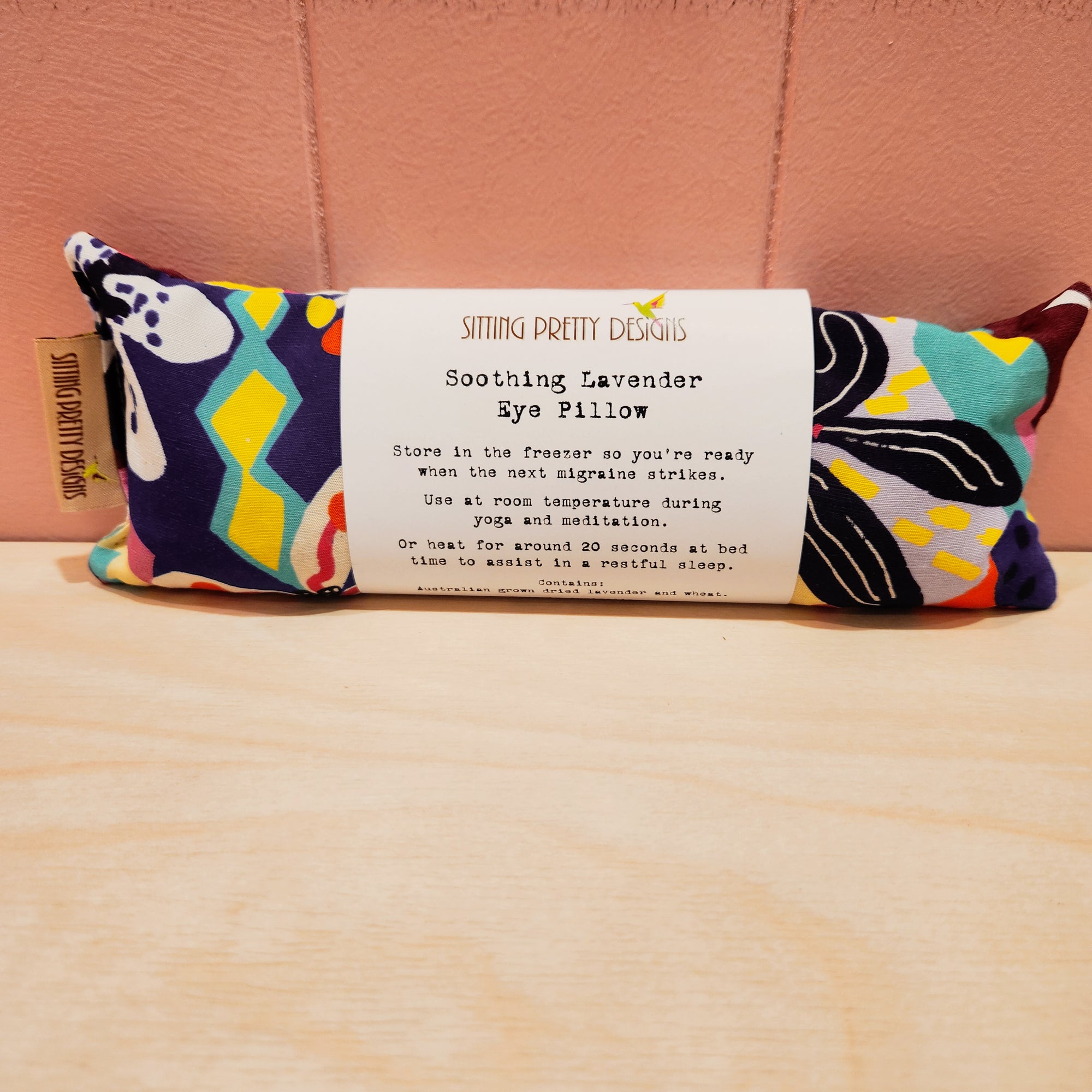 Sitting Pretty Designer Eye Pillows - Lively Moresby