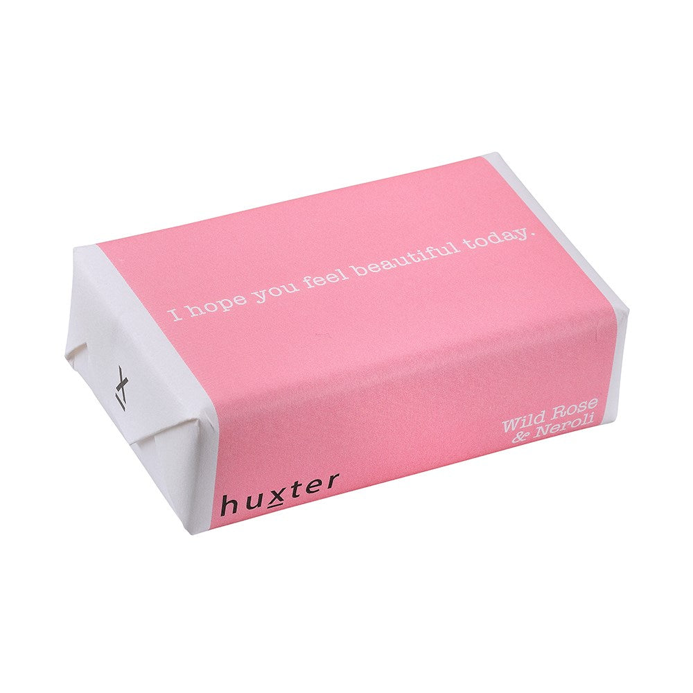 Huxter Soap - I Hope You Feel Beautiful Today - Wild Rose & Neroli