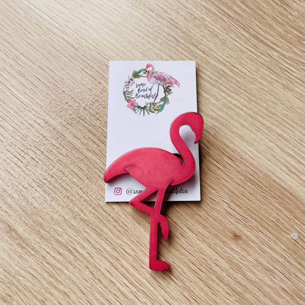 Flamingo brooch outlet