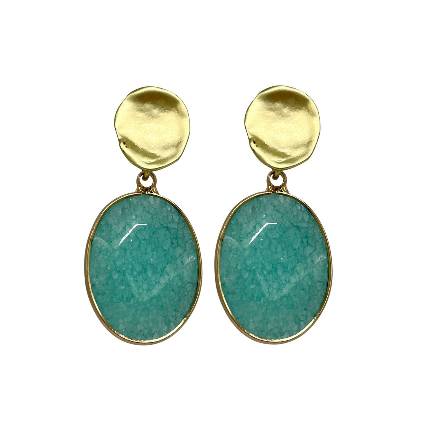 Anna Nova Tasman Earrings Aqua